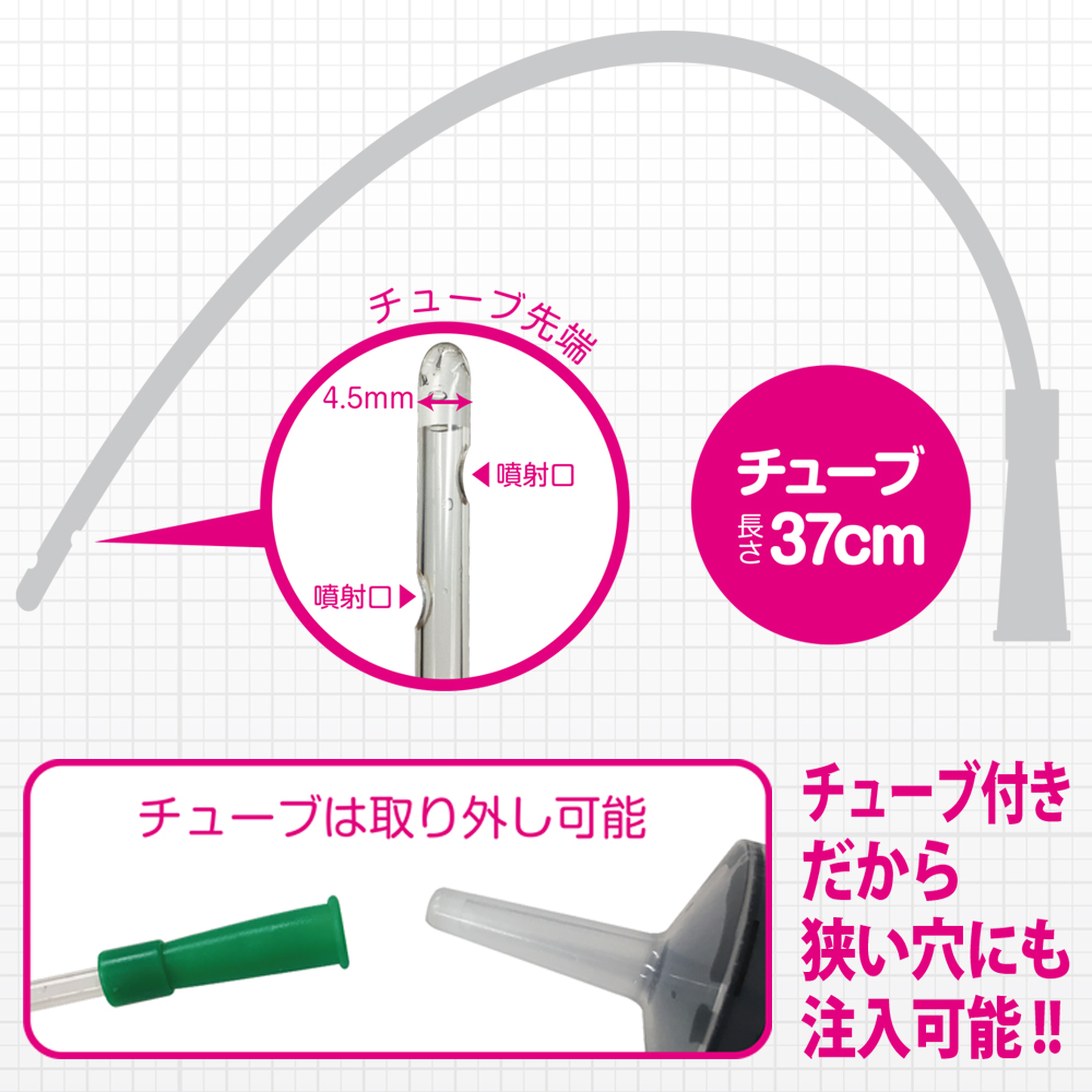 MEDY[メディ] no.13 チューブ付きプラスチックシリンジ500ml